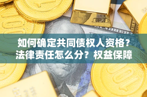 北京如何确定共同债权人资格？法律责任怎么分？权益保障技巧揭秘！