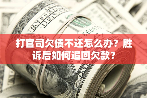 北京打官司欠债不还怎么办？胜诉后如何追回欠款？