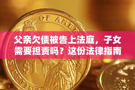 北京父亲欠债被告上法庭，子女需要担责吗？这份法律指南必须看完