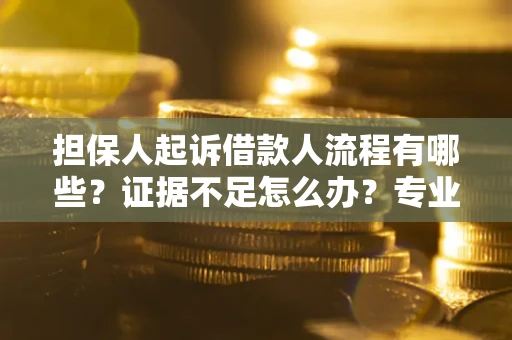 北京担保人起诉借款人流程有哪些？证据不足怎么办？专业律师解答