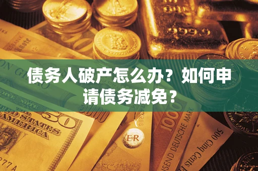 北京债务人破产怎么办？如何申请债务减免？