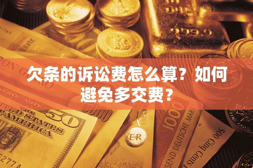 北京欠条的诉讼费怎么算？如何避免多交费？