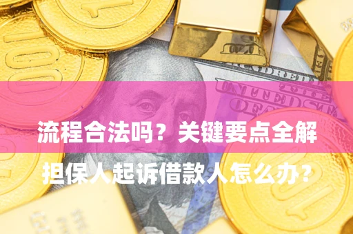 北京

担保人起诉借款人怎么办？流程合法吗？关键要点全解析