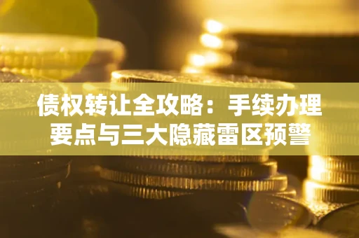 北京债权转让全攻略：手续办理要点与三大隐藏雷区预警