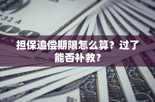 北京担保追偿期限怎么算？过了能否补救？